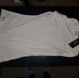 Under Armour, long sleeved coldgear shirt, white, women's small, underarmour